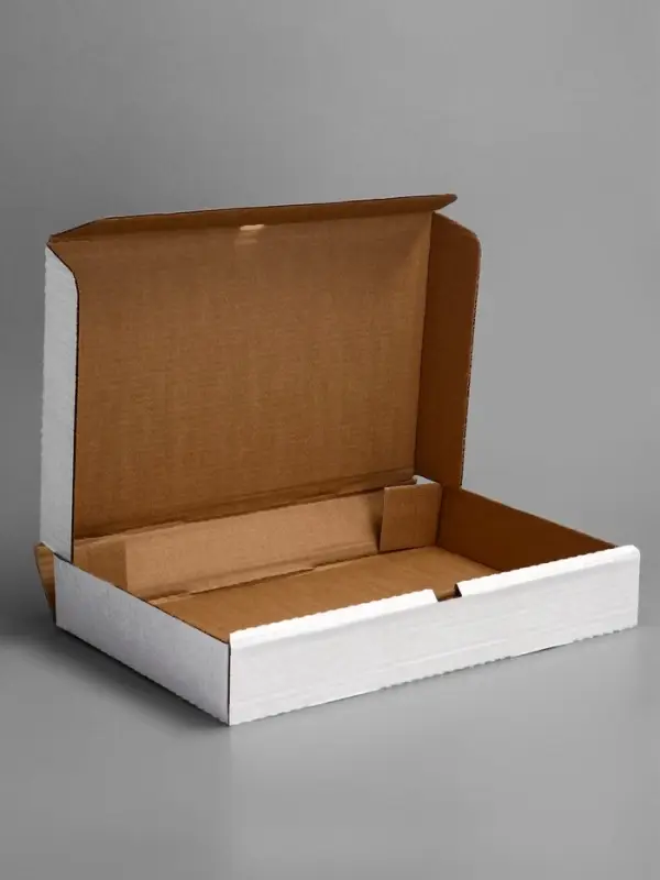 Коробка для пирога и пиццы, белая, 39&times;25&times;6 см