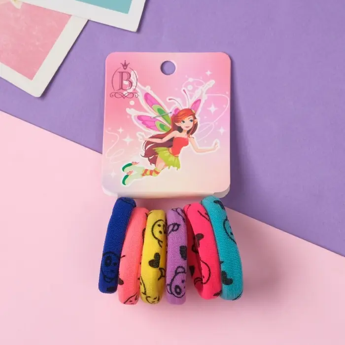 Резинка для волос Резинка для волос "Фея Джул" (набор 6 шт) 4 см, мишки