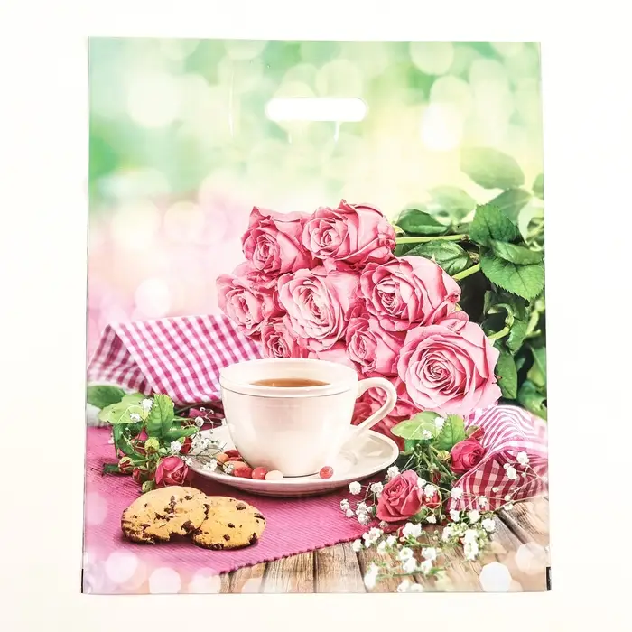 Пакет «Полдень», полиэтиленовый с вырубной ручкой 40×47 см, 45 мкм Пакет «Полдень», полиэтиленовый с вырубной ручкой 40×47 см, 45 мкм