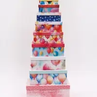 Набор коробок 10 в 1 &laquo;С Днем Рождения!&raquo;, 30.5&times;20&times;13 - 12&times;6.5&times;4 см