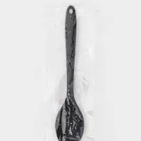 Ложка гарнирная Доляна &laquo;Орион&raquo;, силикон, 21&times;4.3 см, чёрная