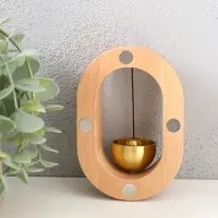 Колокол магнитный бук "Овал" 3,2х7,2х10,5 см