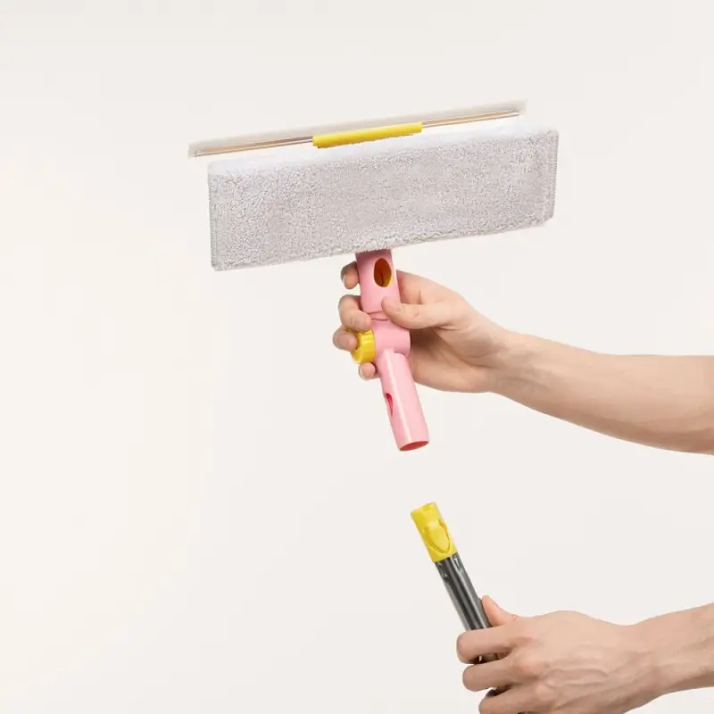 VETTA Окномойка со съемным скребком доп.насадка из микроф. 29см., телескоп.черенок 110см нерж.сталь