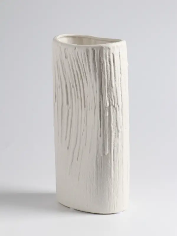 Ваза «Кристилис», 24.5×12 см, керамика, белая Ваза «Кристилис», 24.5×12 см, керамика, белая