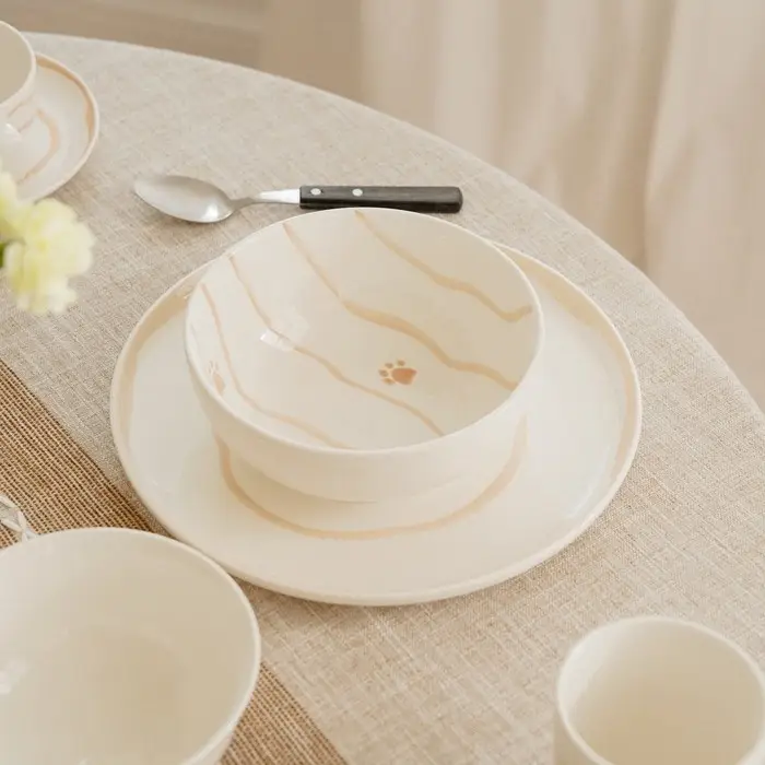 Салатники SL Home &laquo;Гатто&raquo;, 1.1 л, d=18.5 см, набор 2 шт., фарфор, белые