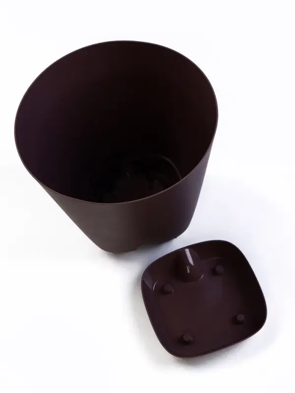 Кашпо с прикорневым поливом 15 л D-29,5см, H-31см ежевика "Гранд"