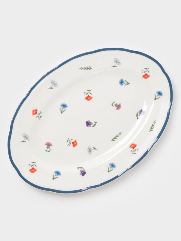 Блюдо овальное Блюдо овальное "Романс" 29,7х21х2 см