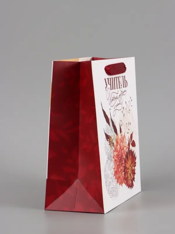 Подарочный набор &laquo;Учитель&raquo;, пакет и открытка, ML 27 &times; 23 &times; 11,5 см