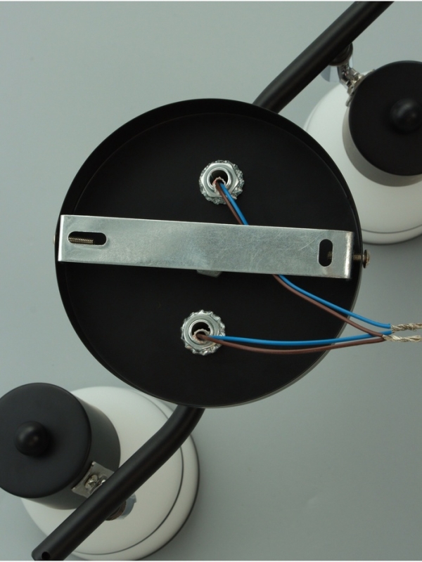 Спот Спот "Айрис" 2хЕ14 40Вт черный 38х18х22 см