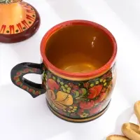 Кружка «Пивная», хохлома, 500 мл