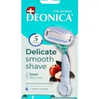Бритвенный станок со сменной кассетой DEONICA 5 FOR WOMEN Бритвенный станок со сменной кассетой DEONICA 5 FOR WOMEN