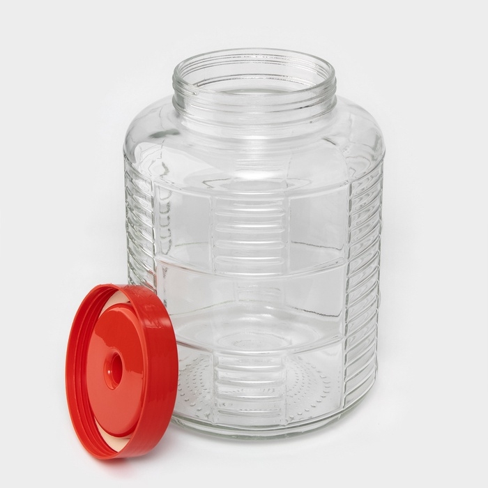 Банка стекляннаяс гидрозатвором, 15 л Банка стекляннаяс гидрозатвором, 15 л