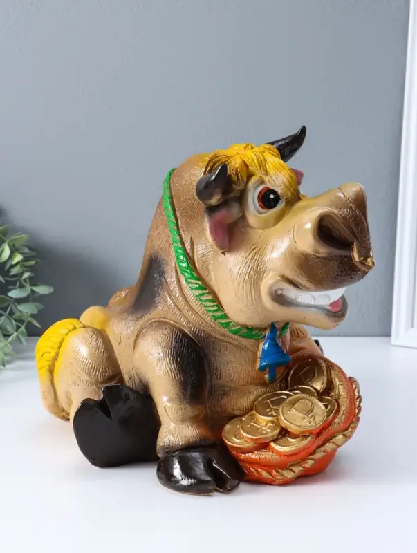 Копилка для денег &laquo;Бык большой&raquo;, цветной, 25&times;35&times;30 см
