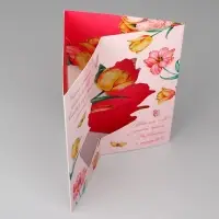 Открытка объемная «Поздравляем», 12×18 см