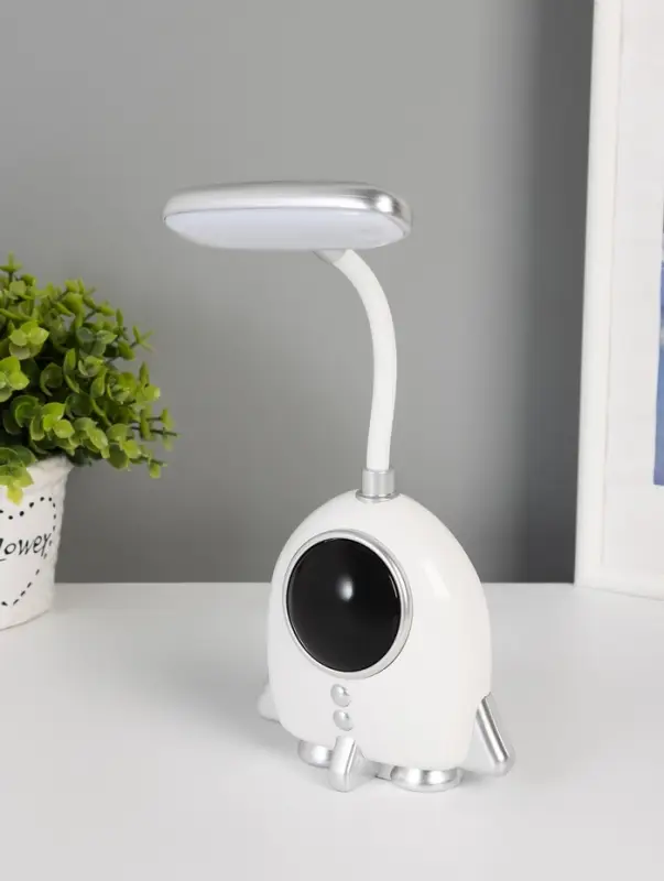 Ночник карандашница "Ракета" 6хLED 3Вт 5V USB АКБ 2 режима 7х11х27 см