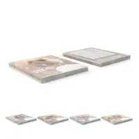 Тетрадь 12 листов в клетку ErichKrause Fluffy, 60 г/м&sup2;, обложка мелованный картон, МИКС