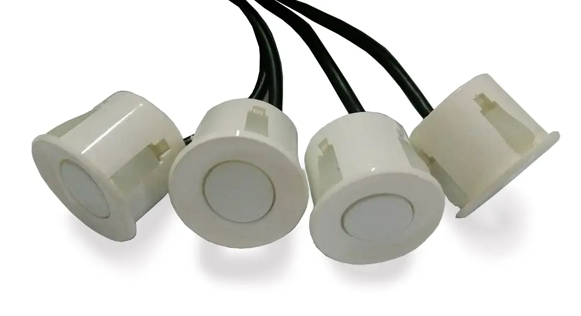 Датчик парктроника 22 мм (белый) с проводом 2,5м AVS PS-22 (1 шт.)