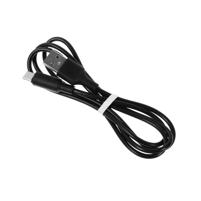 Кабель Hoco X25, Type-C - USB, 3 А, 1 м, PVC оплетка, чёрный