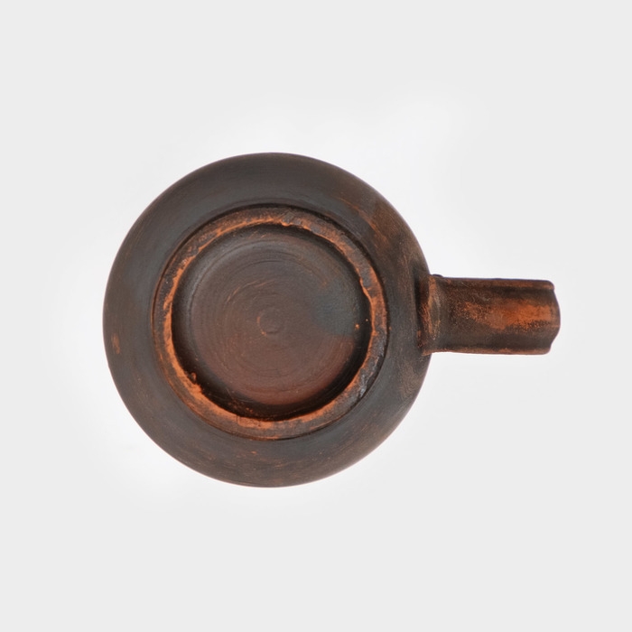 Кружка «Столовая», гладкая, красная глина, 300 мл