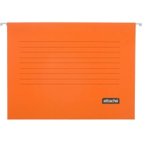 Папка подвесная Attache, А4, картон, оранжевый, до 200л., 5шт/уп