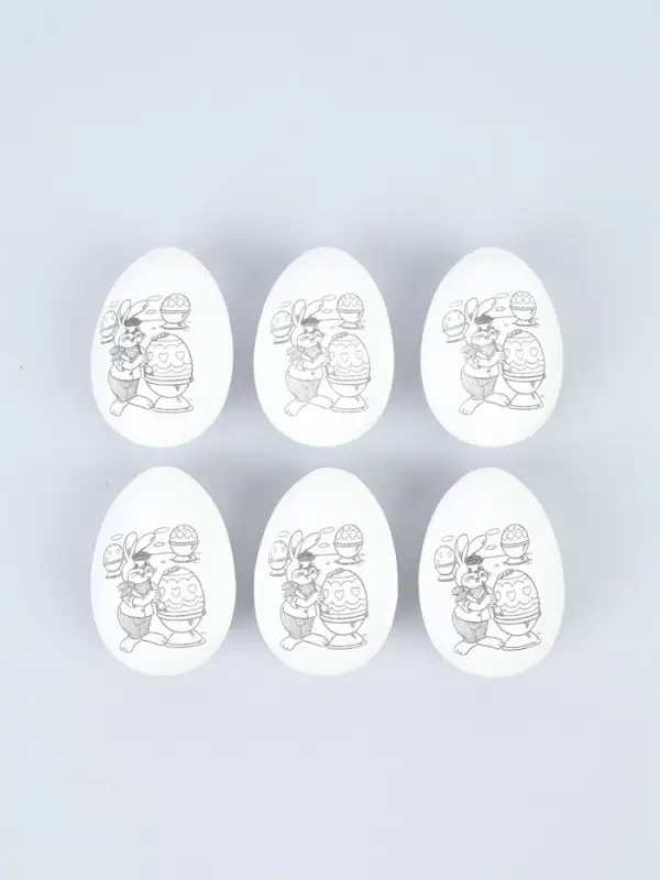 Набор для творчества "Зайка" под роспись, набор 6 шт, пенопласт