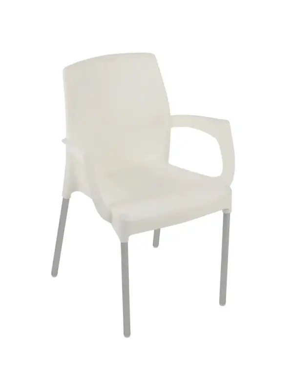 Кресло "Прованс", 58,5*54*82 см, белый