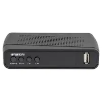 Ресивер DVB-T2 Hyundai H-DVB520 черный
