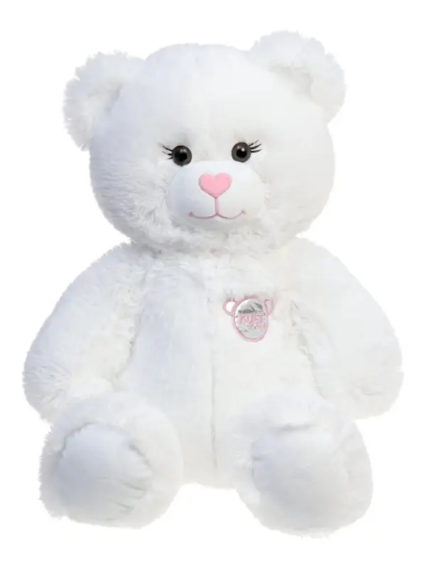 Мягкая игрушка &laquo;Медведь&raquo;, в комплекте 3 открытки, белый, 40 см (65 см)
