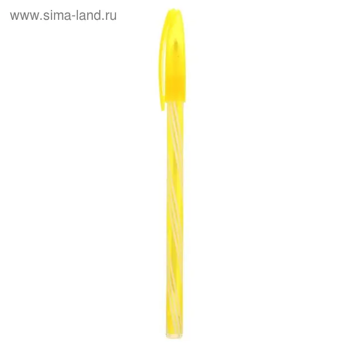 Набор ручек шариковых, 0.5 мм, 4 штуки Набор ручек шариковых, 0.5 мм, 4 штуки "Спираль", стержень синий, флуоресцентный корпус, МИКС