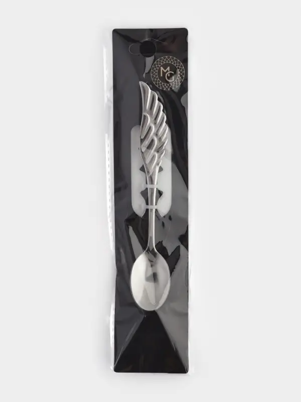 Ложка чайная Magistro Wings, длина 14 см, нержавеющая сталь, цвет серебряный