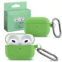 Чехол APods 3 Hang Silicon Case с карабином green