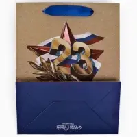 Набор подарочных пакетов &laquo;Праздник&raquo;, 5 шт, 18 &times; 23 &times; 10 см