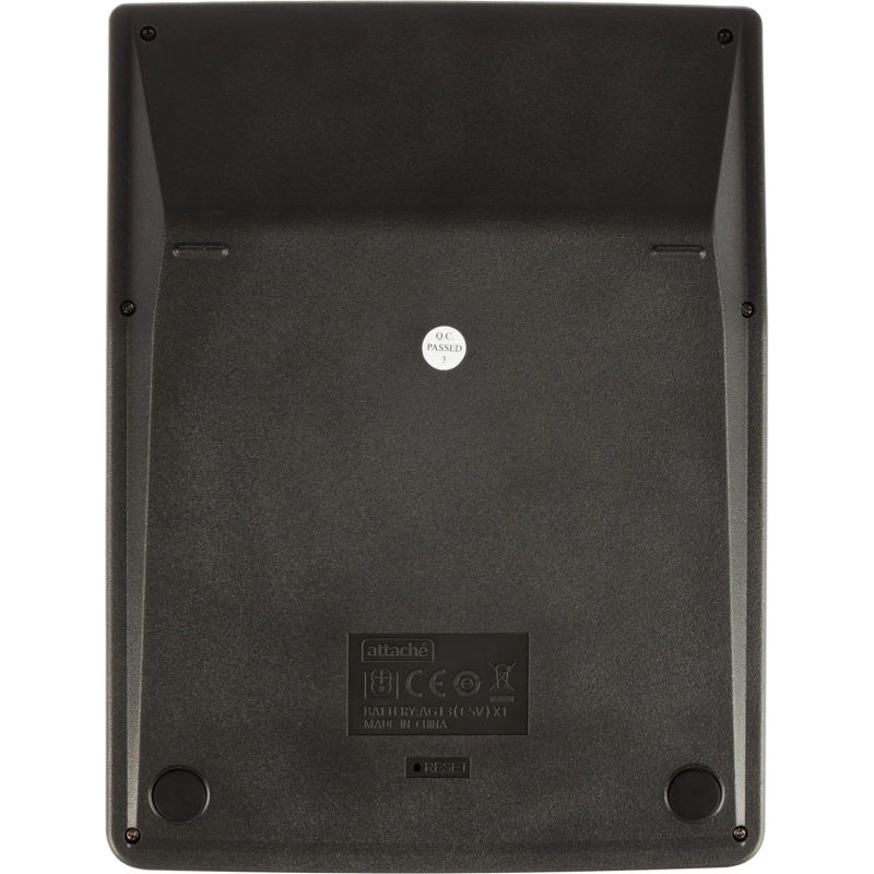 Калькулятор настольный Attache CDB1401-BK 14-разрядный черный 205x155x35 мм