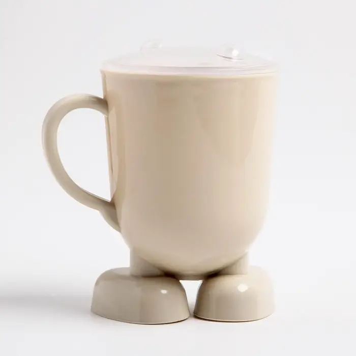 Кружка детская с крышкой Крошка Я, 270 мл., цвет и рисунок МИКС