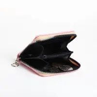 Кошелёк на молнии, отдел для карт, для монет, розовый