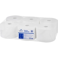 Бумага туалетная д/дисп Luscan Professional с ЦВ 2сл белая 215м 6рул/уп