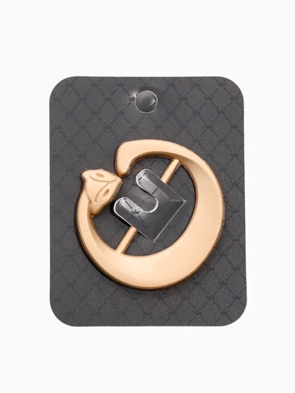 Пряжка для платка &laquo;Лисичка&raquo;, с хвостиком, цвет матовое золото