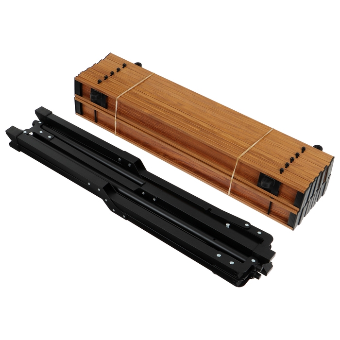 Стол туристический Maclay, складной, 140х65х50 см, цвет под дерево