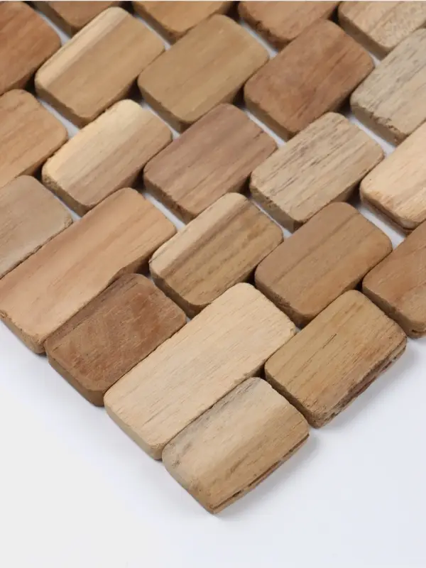 Коврик из тикового дерева, 40&times;30&times;0.7 см