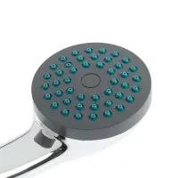 Душевая лейка со шлангом, гайки металл, держатель, крепеж в комплекте.