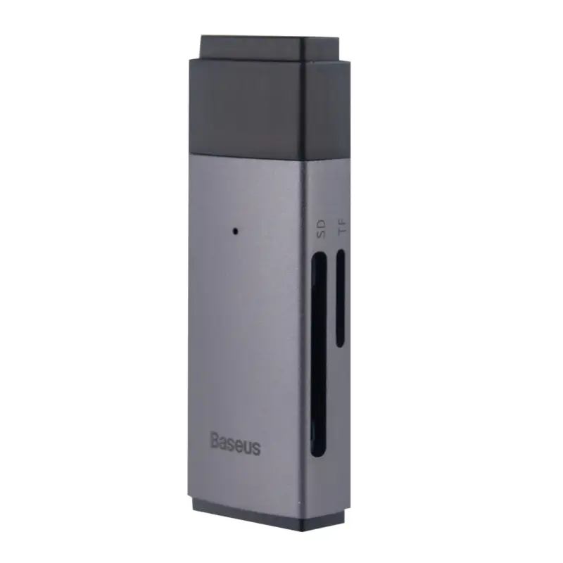 Картридер Lite Series adapter SD/TF на USB Baseus gray WKQX060013