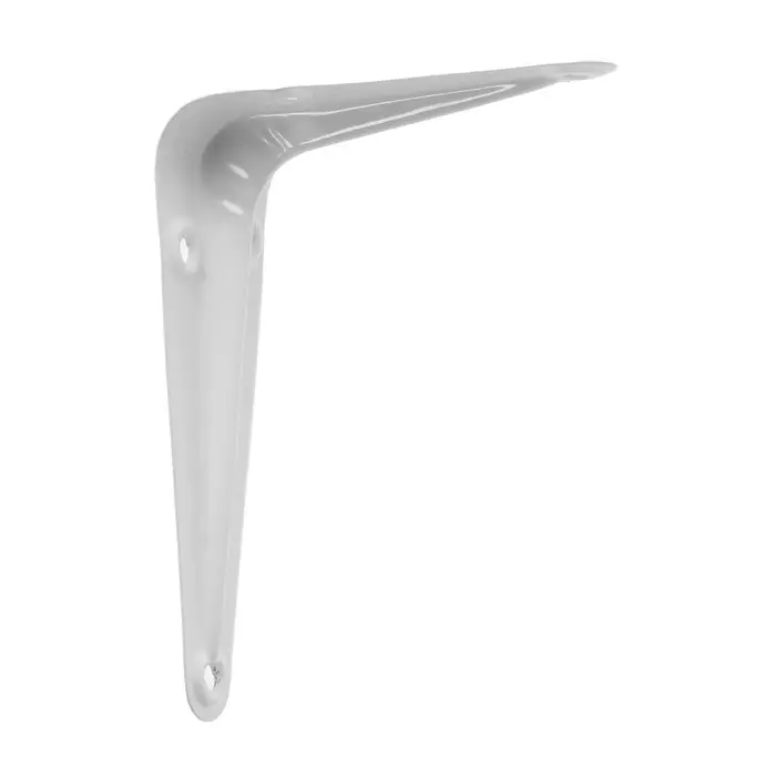 Кронштейн, 100×75×0.8 мм, металл, белый