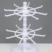 Подставка для украшений &laquo;QF. Карусель&raquo;, универсальная, 16&times;16&times;28 см, белая