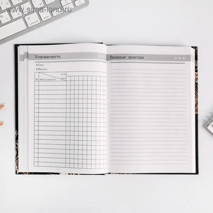 Ежедневник недатированный, А5, 160 л., твердая обложка &laquo;Золотой учитель&raquo;