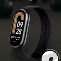 Ремешок для фитнес-браслета Mi Band 8/9 Luazon, чёрный