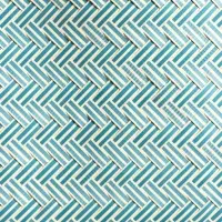 Сумка плетёная пластиковая 30х15х35 см, цв. бело-голубой Сумка плетёная пластиковая 30х15х35 см, цв. бело-голубой