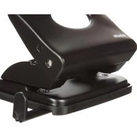 Дырокол металлический Attache до 30 листов, с линейкой, цвет черный