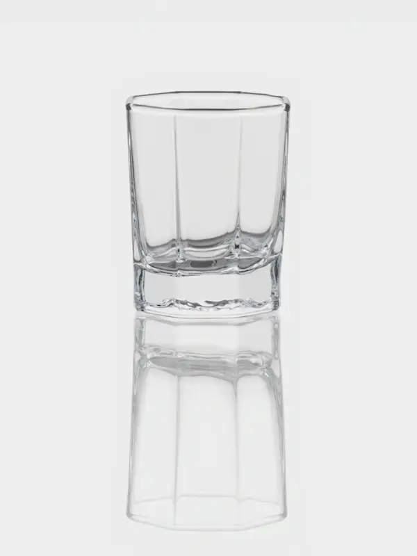 Набор стопок для водки Paşabah&ccedil;e Kosem, 60 мл, стекло, прозрачные, набор 6 шт.