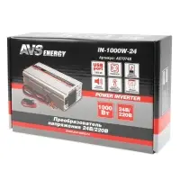 Автомобильный инвертор 24/220V AVS IN-1000W-24