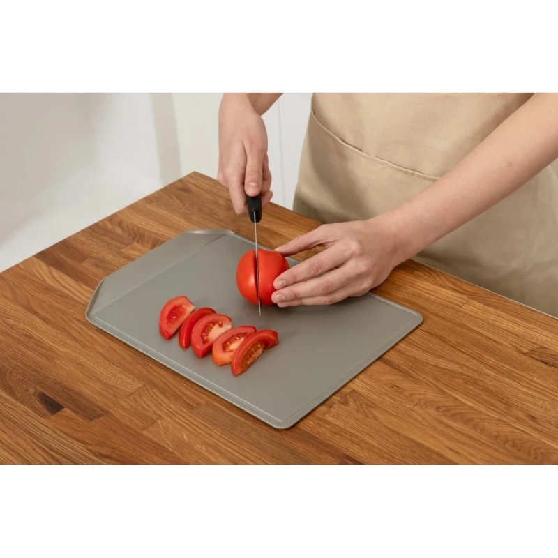 Доска разделочная flex 300х215 мм (металлик бежевый)